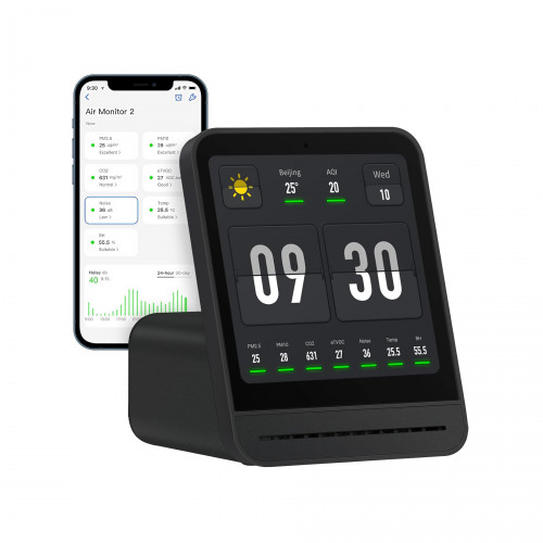 Кімнатний датчик якості повітря Xiaomi Qingping Air 2 Gen Black,White